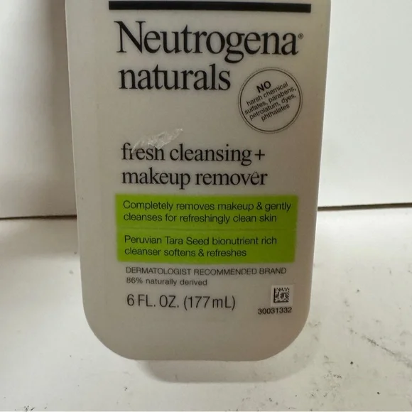 Neutrogena Naturals Fresh Cleansing + Makeup Remover, Cleans Skin 6 OZ - Picture 2 of 3